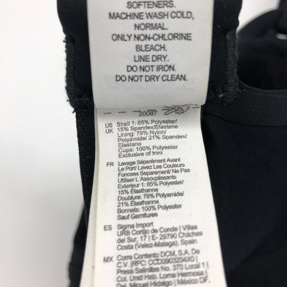 Brooks Running Black High Impact Sports Bra 36DD adjustable straps - Picture 9 of 14